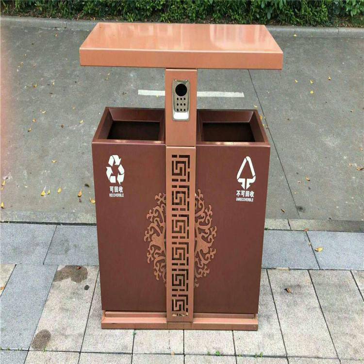 保山支持定制环卫标志道路边分类垃圾桶,环卫垃圾箱